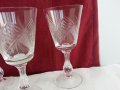  кристални чаши за вино ракия уиски коняк , снимка 12