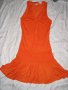 Оранжева трикотажна рокля на Кillah M-ka, снимка 1 - Рокли - 18151724