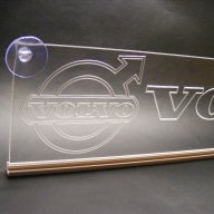 Светеща LED Гравирана Табела Volvo С Лого-24v, снимка 4 - Аксесоари и консумативи - 12099850