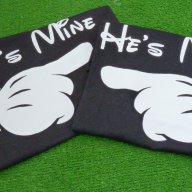ЗА СВЕТИ ВАЛЕНТИН - ВЛЮБЕНИ! LOVE Тениски Мики Маус / Mickey Mouse! Поръчай модел с ТВОЯ идея!, снимка 6 - Тениски - 10443693