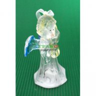 Декоративна фигурка - ангелче, светещо в различни цветове. Изработена от PVC материал., снимка 4 - Романтични подаръци - 16204581