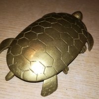антика костенурка-ретро колекция-мед/месинг-внос франция, снимка 11 - Колекции - 21303331