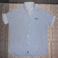 Мъжка риза с къс ръкав и двойна яка McNeal, снимка 2 - Ризи - 22421993