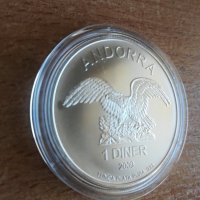 Сребърна монета от Андора, снимка 1 - Нумизматика и бонистика - 24819714