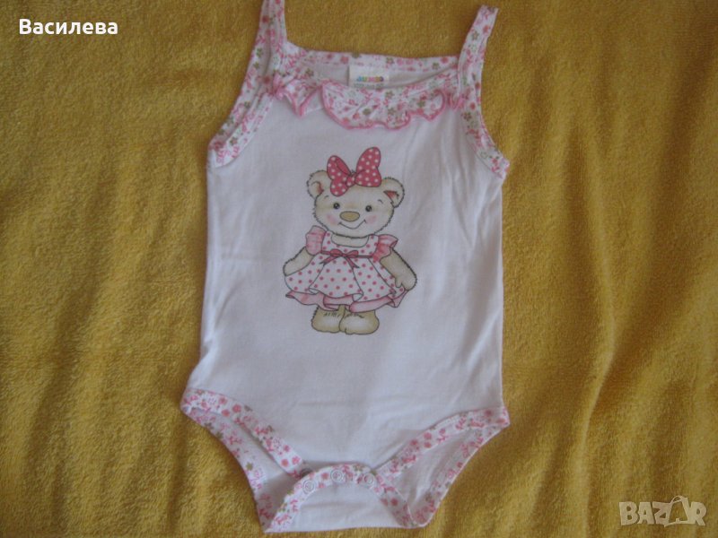 Ново бебешко боди с тънка презрамка 68 размер, снимка 1