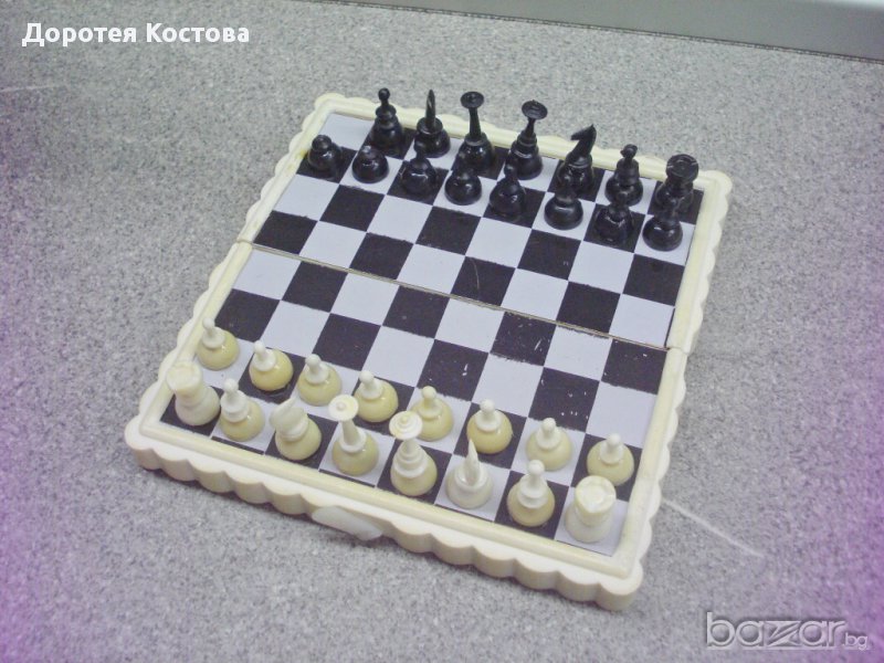Стар магнитен шах, снимка 1