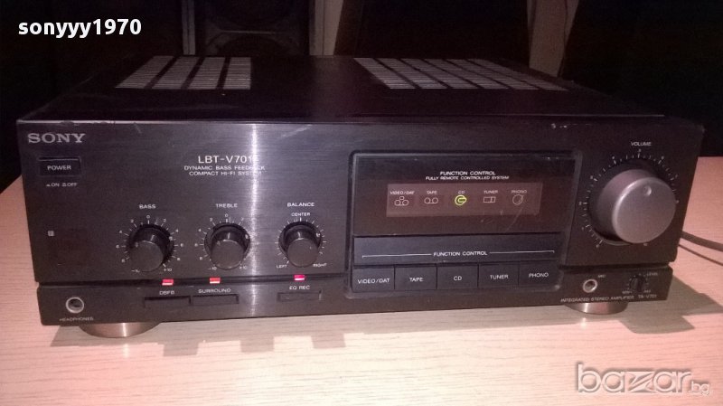 sony ta-v701 stereo amplifier-japan-внос швеицария, снимка 1