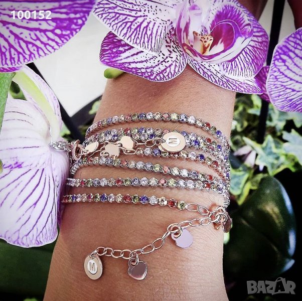 Дамски гривни Swarovski  сребърни сребро, снимка 1