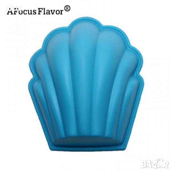 Дълбока раковина силиконов молд за украса декор торта фондан шоколад гипс сапун, снимка 1