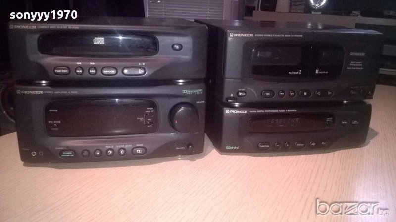 Pioneer amplifier+tuner/rds+cd+deck2/dolby/revers-внос швеицария, снимка 1