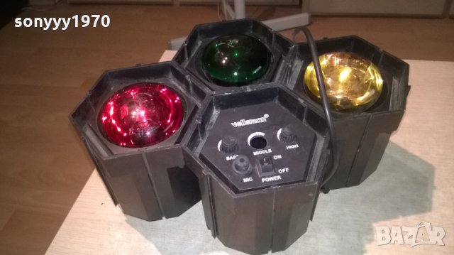 SOLD OUT-velleman-disco light with microfhone-внос франция-M35х24х13см