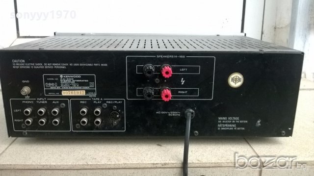 kenwood ka-300 stereo amplifier-внос швеицария, снимка 10 - Ресийвъри, усилватели, смесителни пултове - 19806342