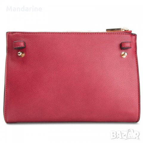 ПРОМО 🍊 LIU JO 🍊 Оригинална малка кожена чанта за през рамо RED “N” CAPS 23х16х4 см нова с етикети, снимка 7 - Чанти - 25205557