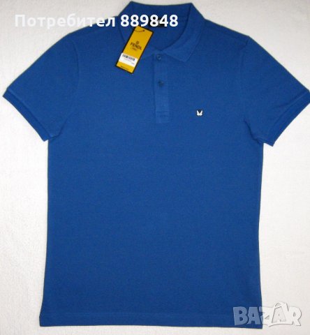 Мъжка тениска Fendi с яка, снимка 1 - Тениски - 24250119