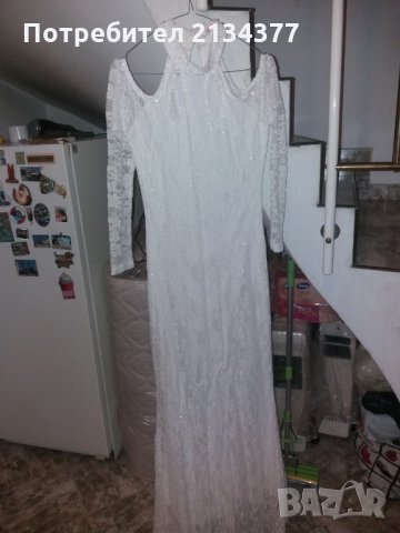 Продавам нова бяла официална рокля, снимка 5 - Рокли - 23527845