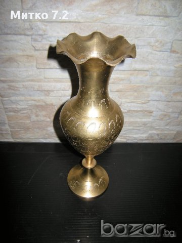 бронзова  ваза, снимка 6 - Антикварни и старинни предмети - 17071191