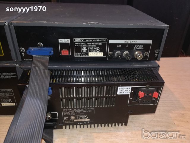 sony amplifier+cd+deck+tuner-made in japan-внос швеицария, снимка 10 - Ресийвъри, усилватели, смесителни пултове - 21240479