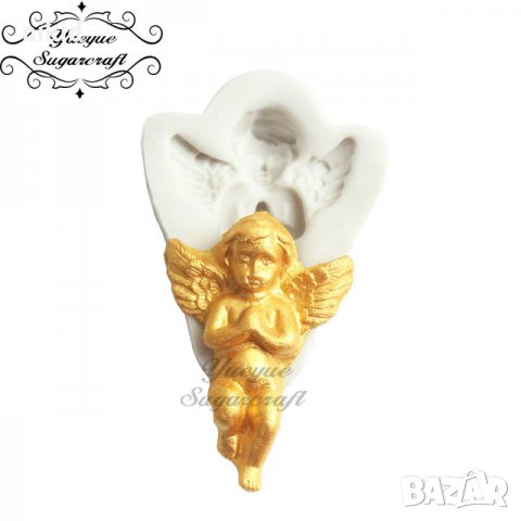 Ангел молитва силиконов молд форма за декорация и украса торта фондан шоколад тесто