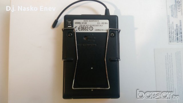 SHURE MK2 Model U1-S2 Transmitter 838-862 MHz- бодипак предавател за безжична система, снимка 2 - Тонколони - 13056260