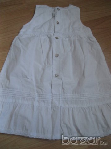  ♥๑۩۞۩๑♥ Нова бяла рокличка за лятото ♥๑۩۞۩๑♥, снимка 3 - Бебешки рокли - 7003456