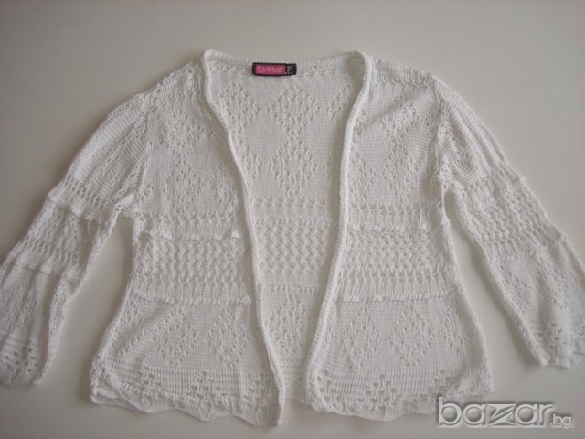 Нежна плетена жилетка за девойка,146 см. , снимка 2 - Детски пуловери и жилетки - 14299624