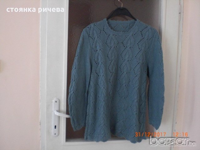 продавам нова дамска блуза  ръчна изработка, снимка 1 - Блузи с дълъг ръкав и пуловери - 20311488