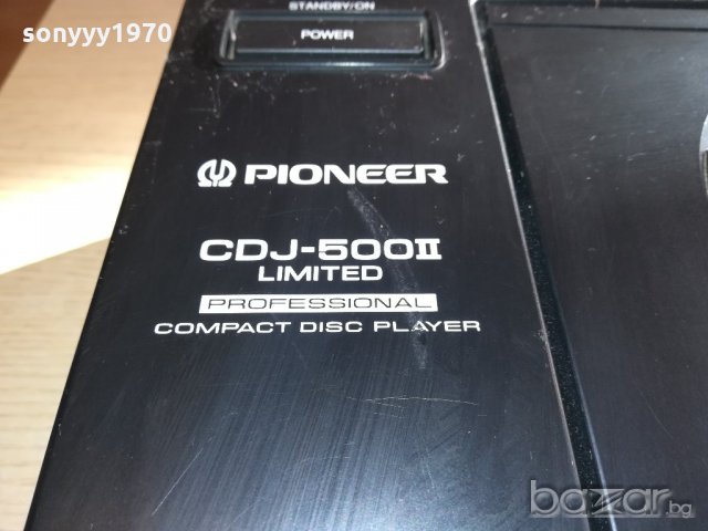 pioneer cdj-500ll limited professional cd-made in japan-от франция, снимка 14 - Ресийвъри, усилватели, смесителни пултове - 20255079