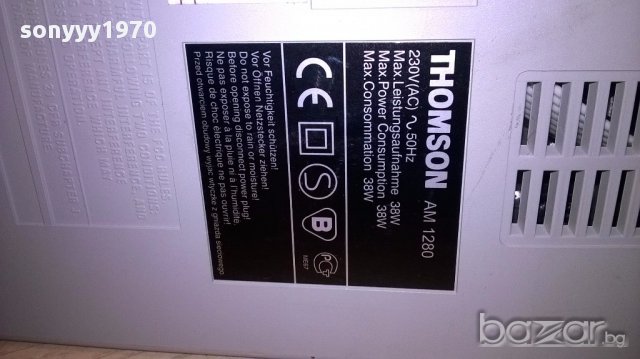 thomson am1280 cd/tuner/deck/amplifier-внос швеицария, снимка 17 - Ресийвъри, усилватели, смесителни пултове - 16266868