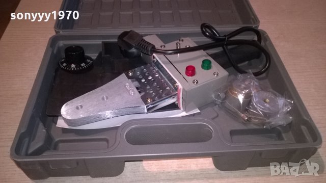 лепачка за пвц тръби с 3 глави в куфар, снимка 9 - Други инструменти - 22789752