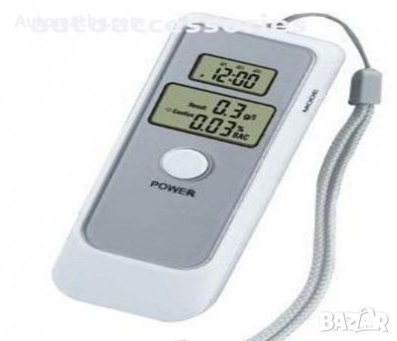 Дрегер за алкохол с LCD дисплей и часовник