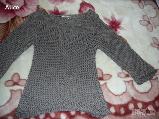Дамска блуза, размер S-М, снимка 1 - Блузи с дълъг ръкав и пуловери - 25254832