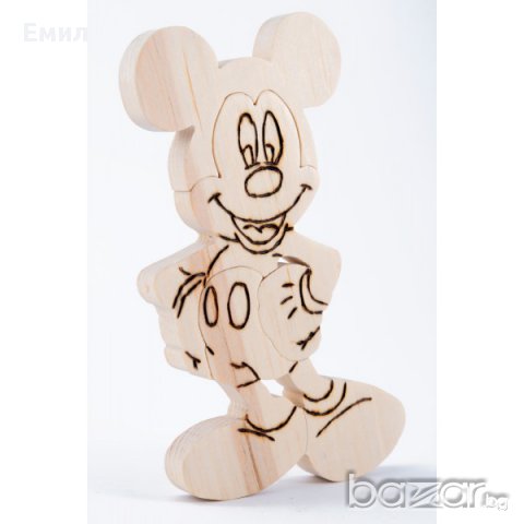 Играчка пъзел - Мики Маус, снимка 2 - Образователни игри - 12624085
