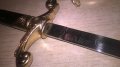 нож сабя-златна кама с ножница-метални-38х11см-внос швеицария, снимка 7