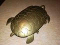 антика костенурка-ретро колекция-мед/месинг-внос франция, снимка 11
