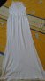Дълга бяла рокля, снимка 1 - Рокли - 25240277