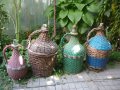 Старинни плетени дамаджани за декорация, снимка 1 - Антикварни и старинни предмети - 11590624