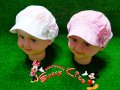 НОВИ шапки за момиче, снимка 1 - Бебешки шапки - 26077999