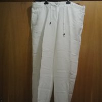бял ленен панталон, снимка 1 - Панталони - 25075118