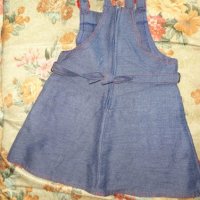 детска синя рокля, снимка 2 - Детски рокли и поли - 22137917