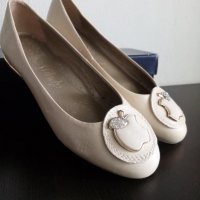 Дамски Обувки балерини НОВИ Естествена Кожа номер 37, снимка 6 - Дамски ежедневни обувки - 24493747