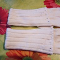 Оригинални дамски ръкавици Puma бели с камъчета, снимка 4 - Шапки - 17015925