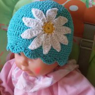  нова плетена шапка, снимка 2 - Бебешки шапки - 11807053