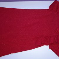 H&M туника червена – 6-8г, 122-128см, снимка 1 - Детски Блузи и туники - 24683526