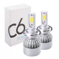 Диодни LED Крушки за фар Н1,Н7,Н7,Н11,Н8,НВ3,НВ4 -36W 6000K 3800 Lumena, снимка 1 - Аксесоари и консумативи - 22767552