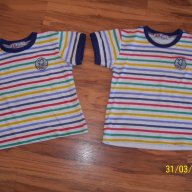 шарени тениски-размер-98-104, снимка 1 - Детски тениски и потници - 7112408