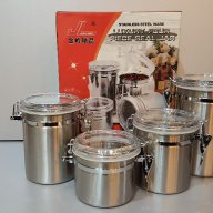 Комплект от 4 метални кутии за храна/подправки  , снимка 1 - Кутии за храна - 12412892
