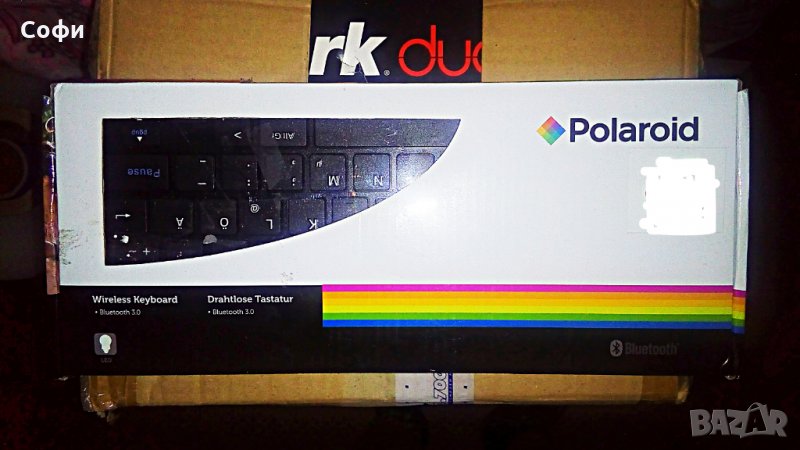 Мини безжична клавиатура Polaroid, Bluetooth 3, до 10м, , снимка 1