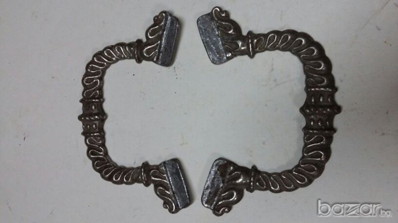 Дръжки от много стар поднос, снимка 1