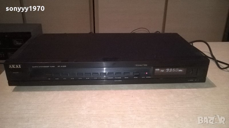 akai at-a335 stereo tuner-внос швеицария, снимка 1
