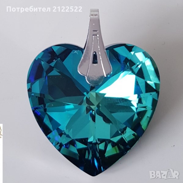 Висулки за колие, направени с оригинални австрийски кристали Сваровски, снимка 1